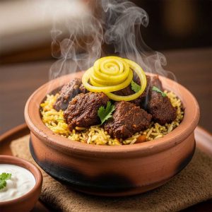 Kala Vuna Achari Khichuri in tandoor