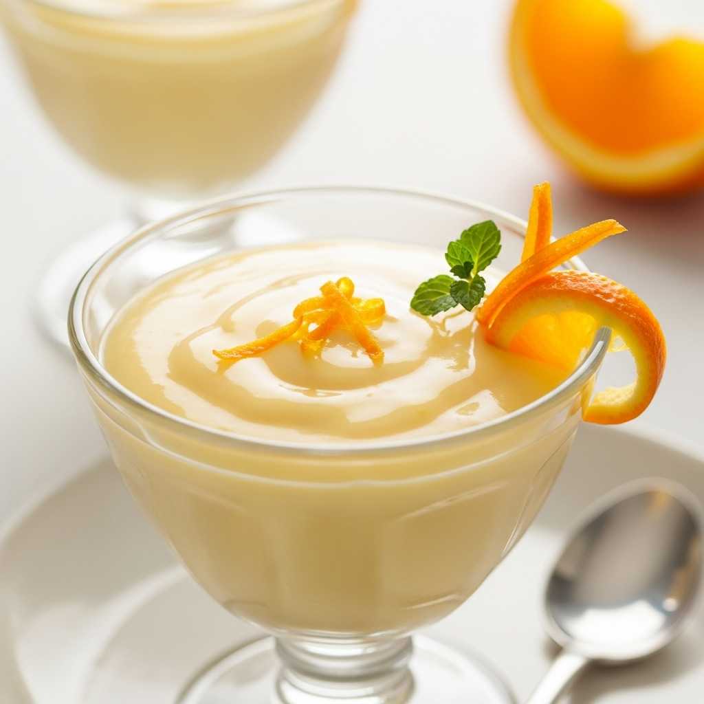 Orange posset