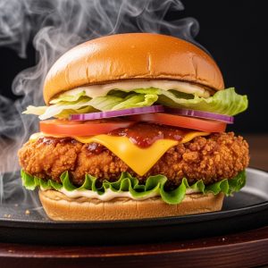 Chicken Sizzling Burger